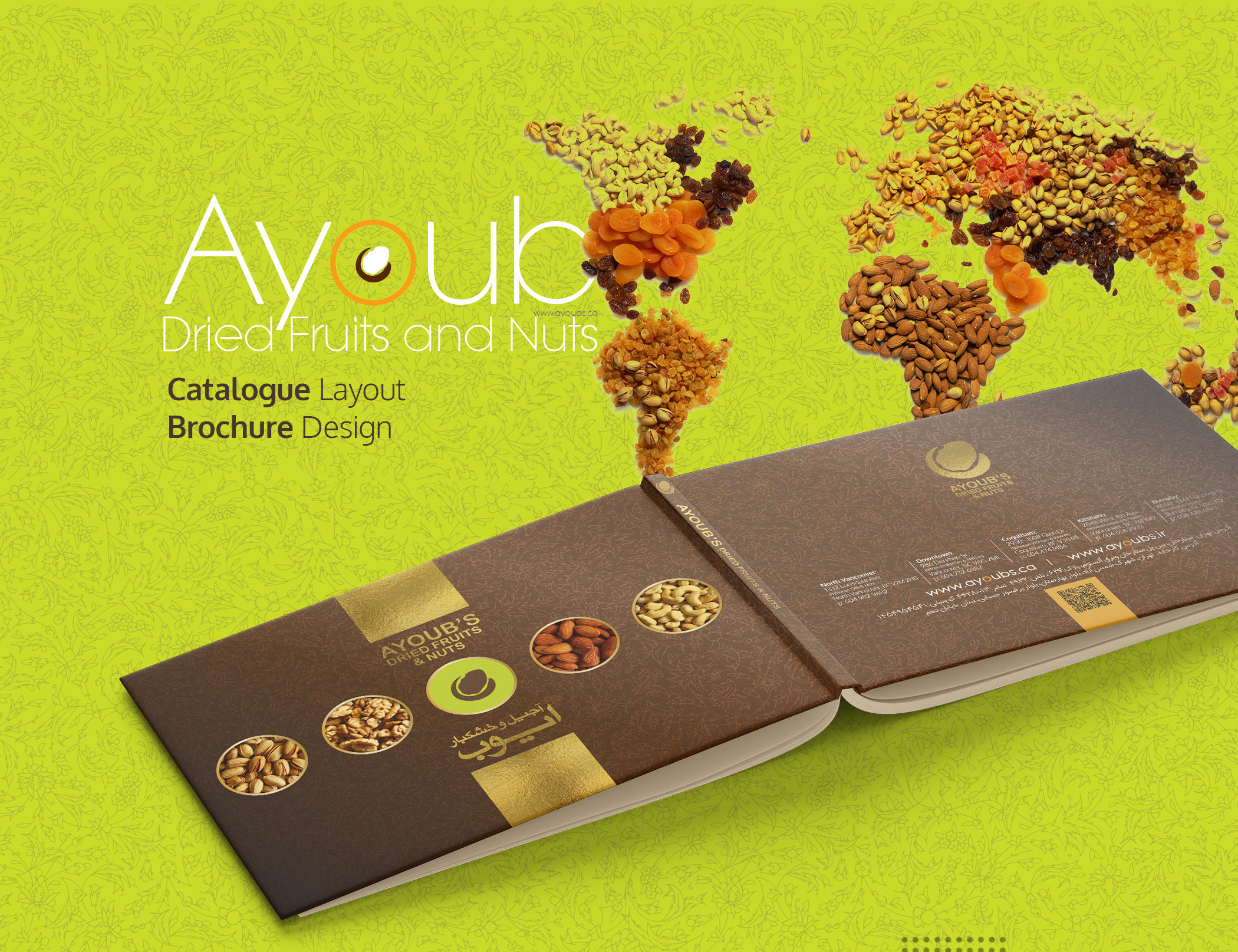 Nuts Catalogue, Cataloge, Nut, Dried Fruits, Brochure, Graphic Desighn, Catalogue layout, Smhddesign